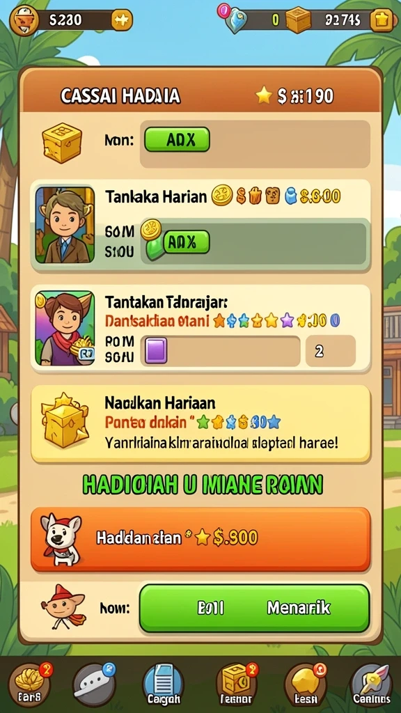 Gambar karakter dengan kemampuan unik.