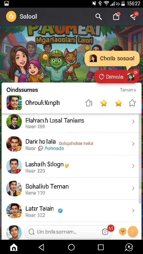 Grafik berkualitas tinggi yang menambah keseruan bermain.