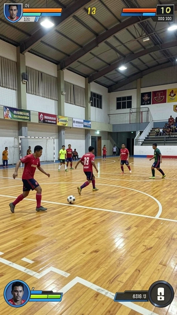 Lingkungan game yang luas dan variatif.