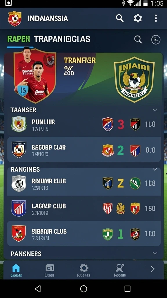 Tampilan antarmuka yang menarik di API77.