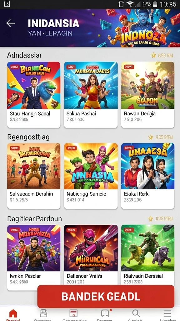 Tampilan grafis yang memukau dan penuh warna.