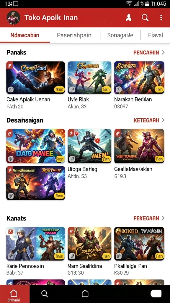 Karakter dengan kemampuan unik dan menarik.