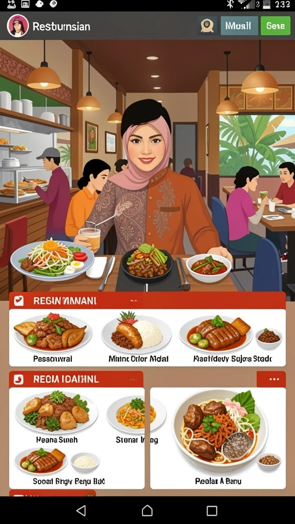 Tampilan awal permainan yang mengesankan.