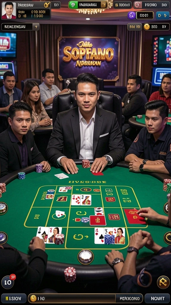 Berbagai jenis permainan yang tersedia untuk setiap pemain.
