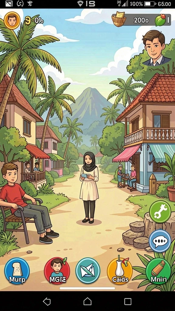 Fitur permainan multiplayer yang seru dan interaktif.