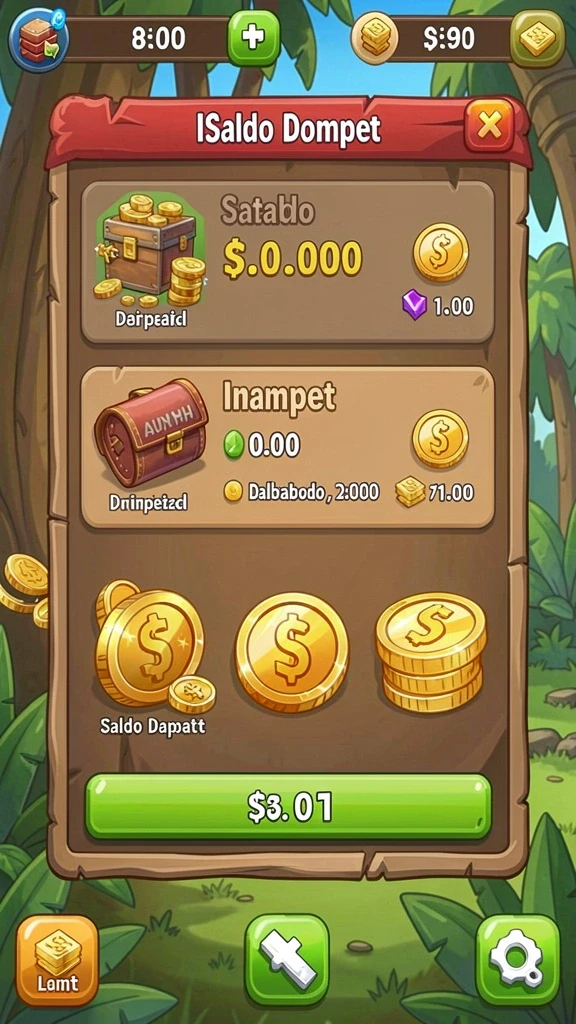 Gambaran fitur interaksi sosial dalam game.