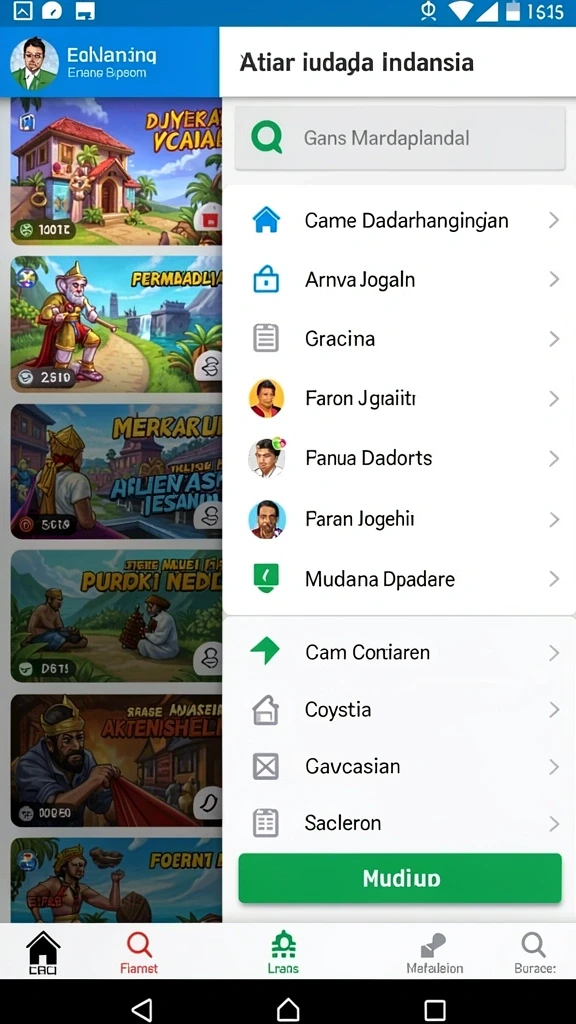 Antarmuka pengguna yang intuitif dan mudah dinavigasi.