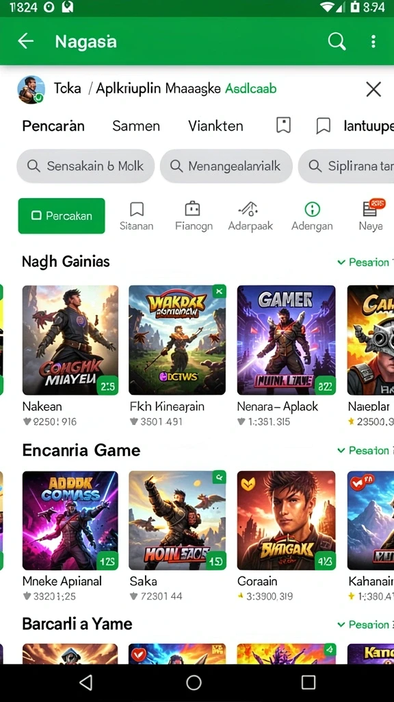 Tampilan awal DEWI567 dengan karakter utama yang menawan.