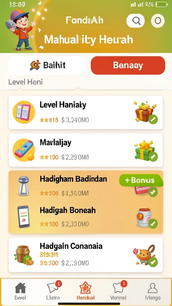 Fitur bonus jackpot yang menambah keseruan bermain.