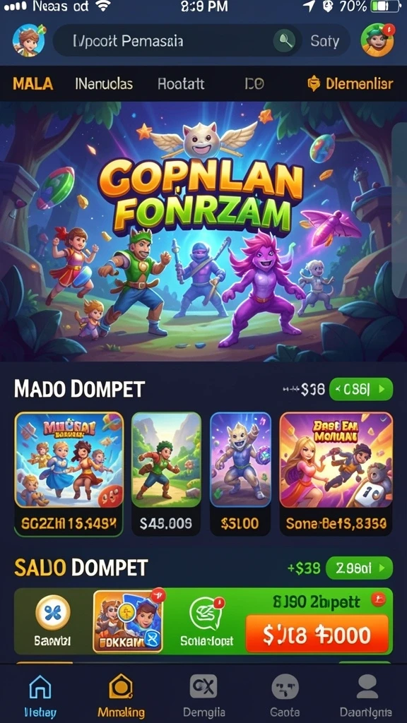 Screenshot menampilkan karakter baru yang menarik untuk dimainkan.
