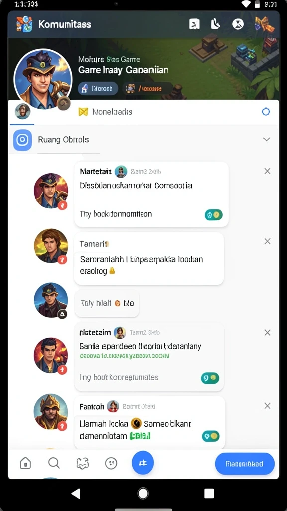Pengalaman bermain yang interaktif dan menantang.