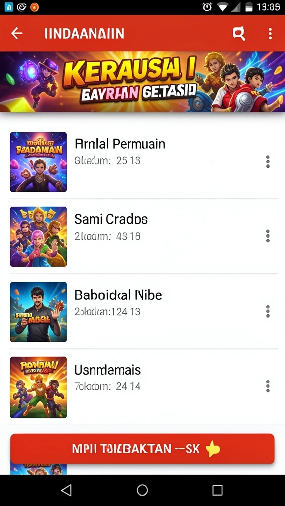 Mode tantangan harian yang mengasyikkan.