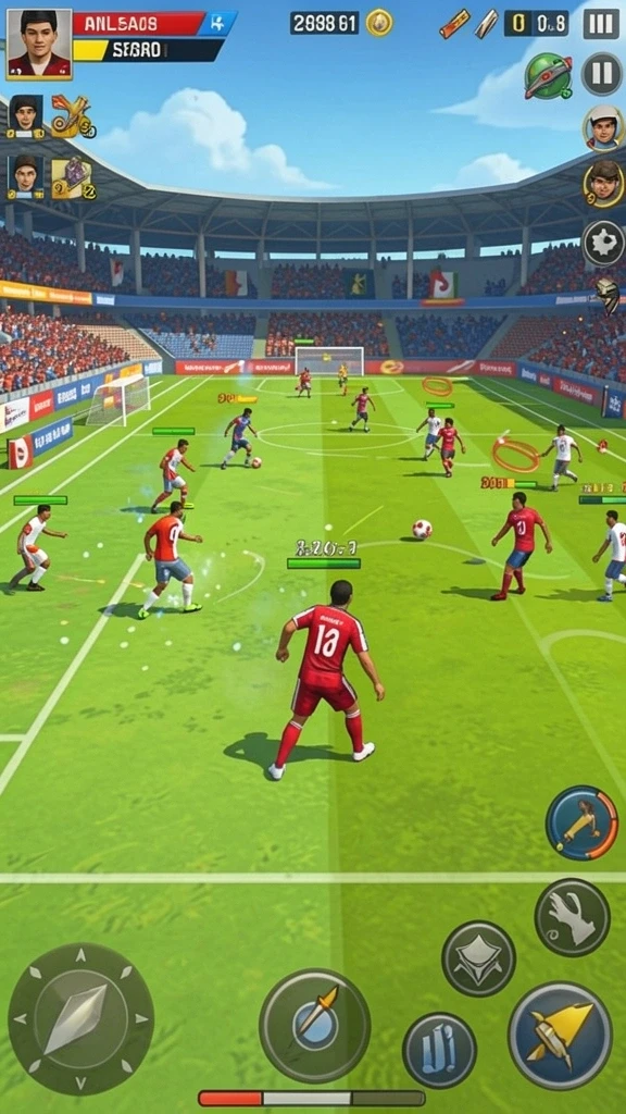 Screenshot memperlihatkan pemandangan indah dalam game.