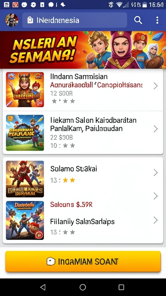 Karakter yang dapat dikustomisasi dengan berbagai pilihan.