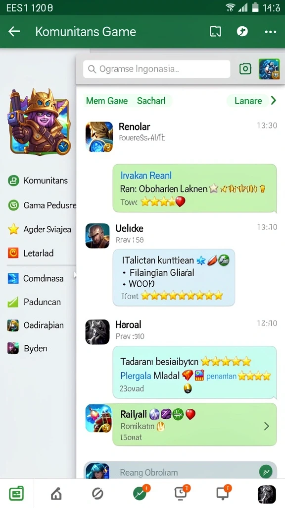 Tampilan antarmuka yang menarik dan mudah digunakan.