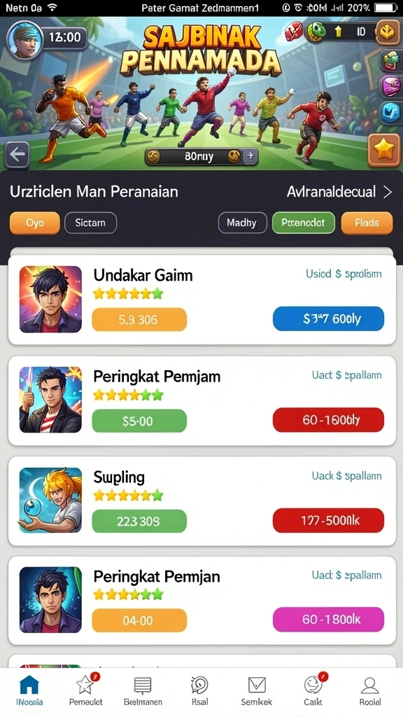 Tampilan antarmuka yang intuitif dan ramah pengguna.