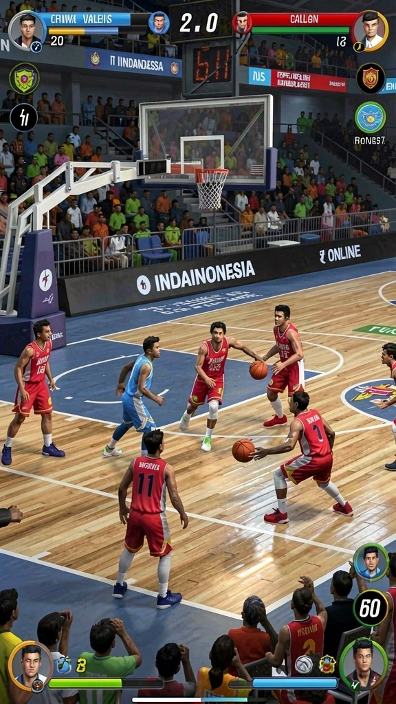 Fitur multiplayer yang memudahkan bersaing dengan teman.