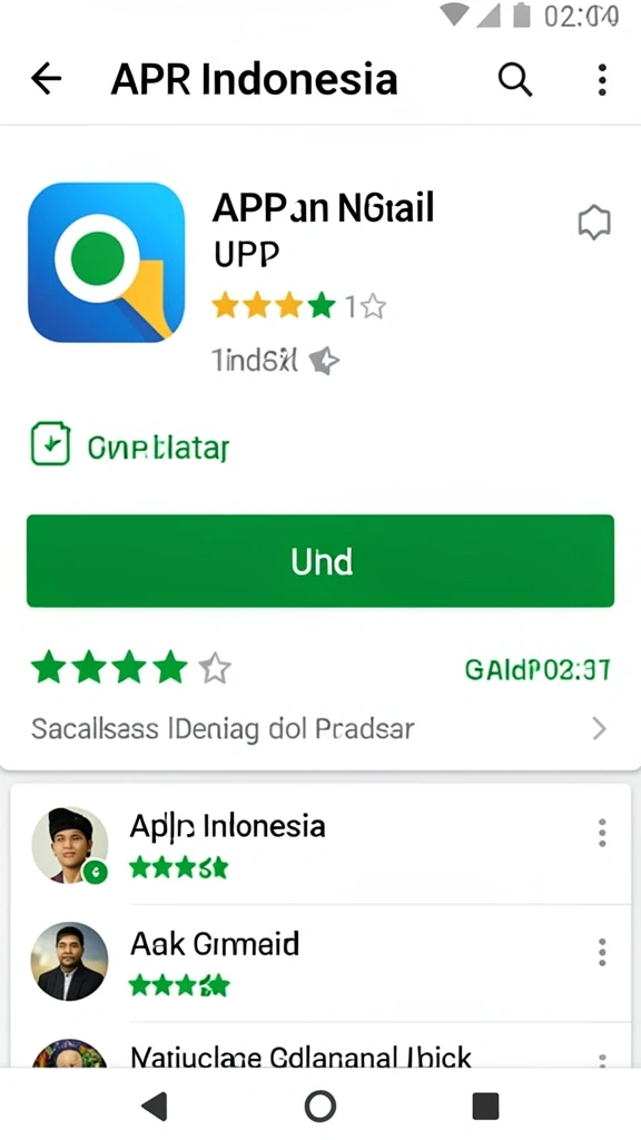 Tampilan awal yang menarik dan colorful.