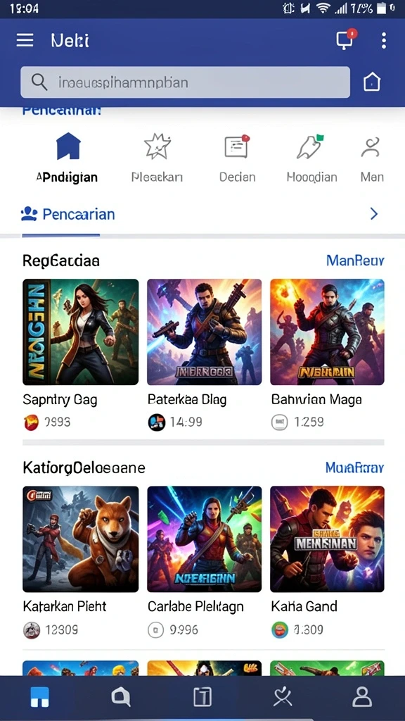 Tangkapan layar memperlihatkan menu kustomisasi karakter.