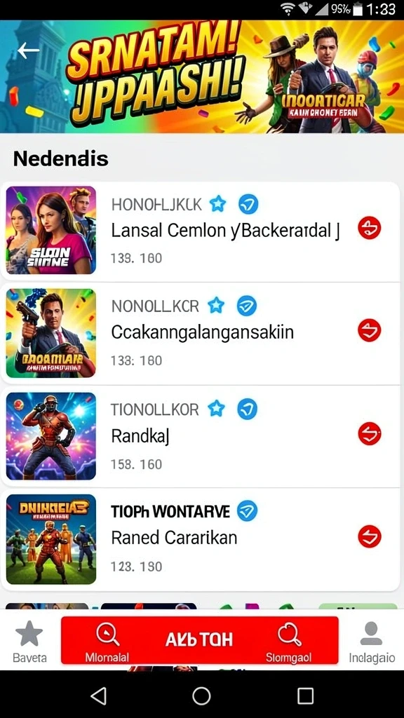Grafis yang menakjubkan saat menjelajahi dunia game.
