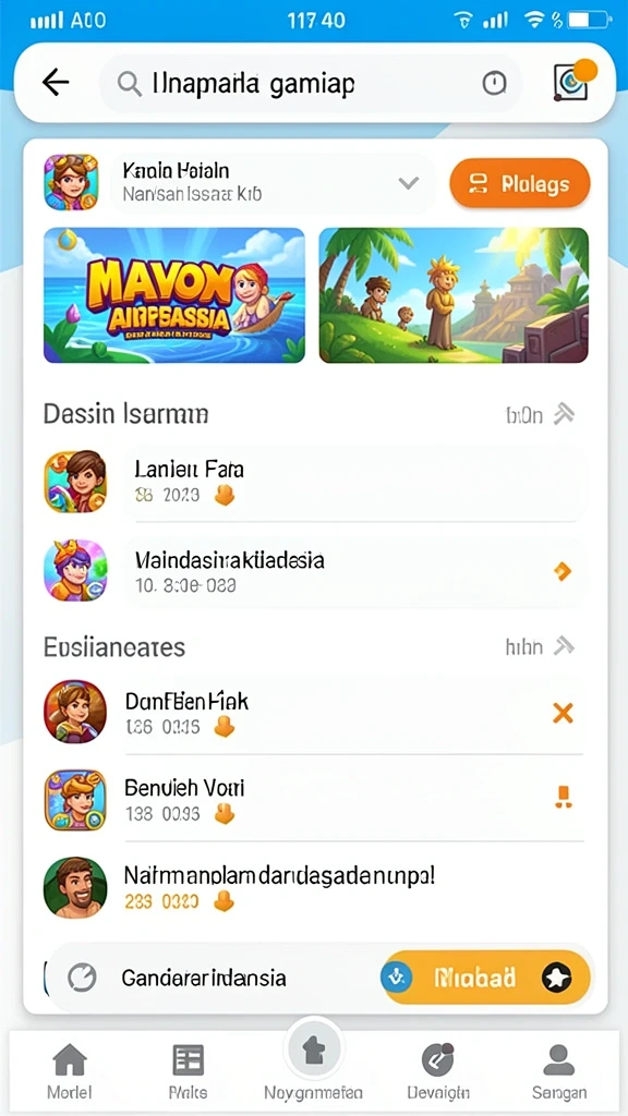 Tangkapan layar menampilkan karakter utama dalam petualangan seru.