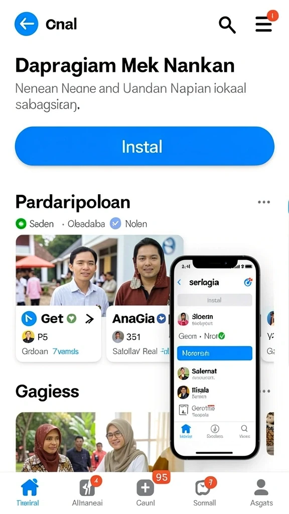 Visual menakjubkan dari karakter utama permainan.
