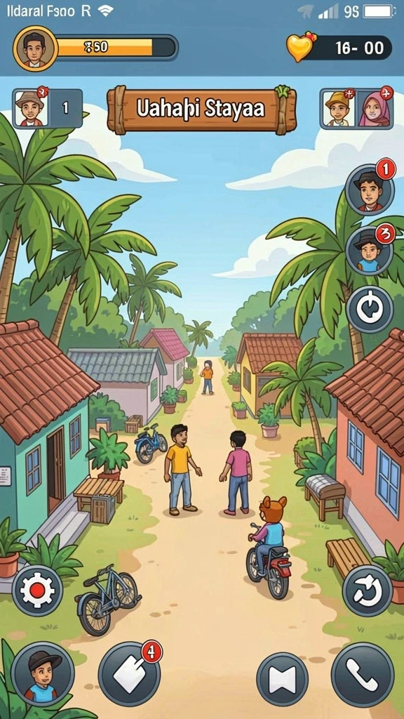 Tampilan antarmuka yang intuitif dan menarik.