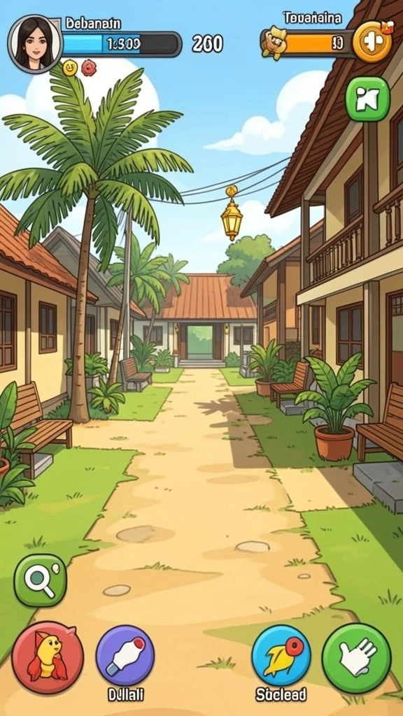 Mode multiplayer yang memungkinkan bersaing dengan teman.