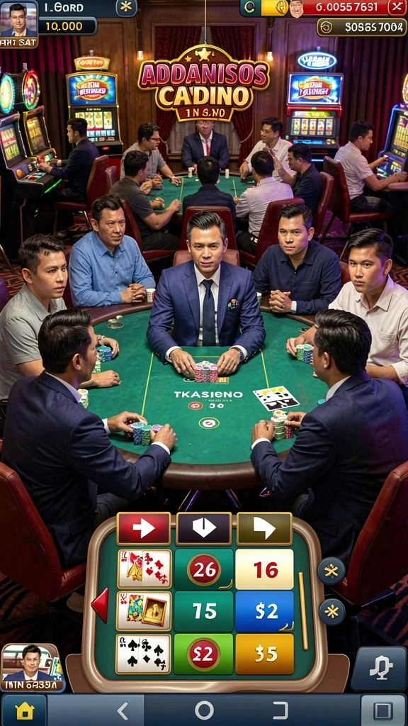Tampilan karakter yang dapat dikustomisasi menarik.